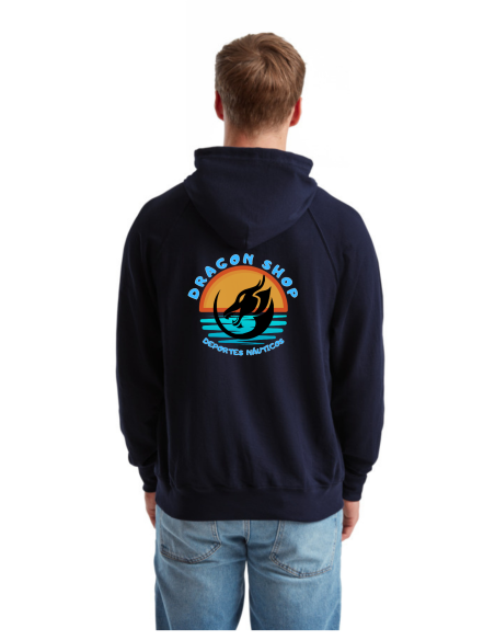 Sudadera con capucha de algodón Dragon Shop
