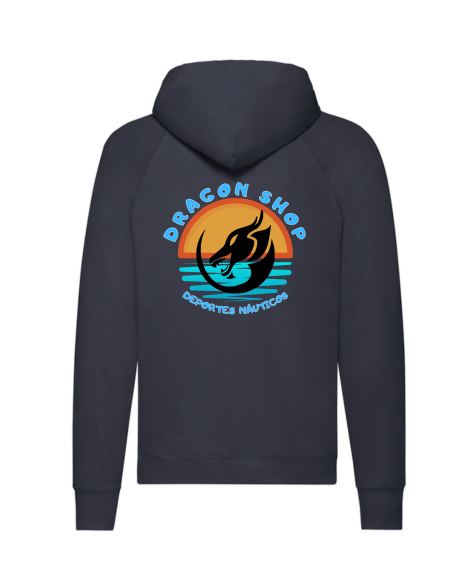 Sudadera con capucha de algodón Dragon Shop