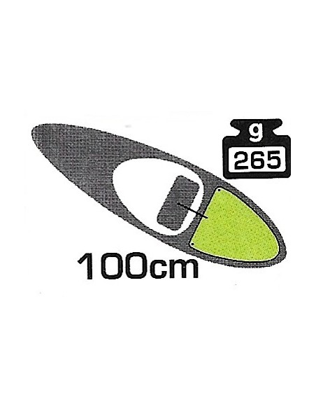 Globo flotabilidad trasero grande 60 litros (K-Gear)
